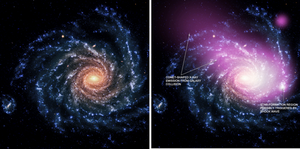 scontro di galassie